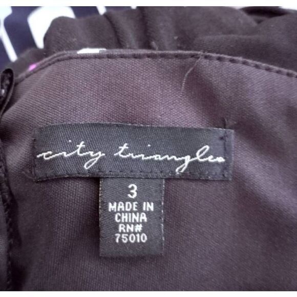 CITY TRIANGLES Y2K PURPLE LEOPARD PRINT DRESS SZ.3 EUC - Picture 5 of 6